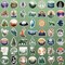 102 Pcs Forest Stickers, Adventure Outdoor Aesthetic Vinyl Waterproof Decals for Boys Girls Teens, Nature Theme Stickers for Water Bottles, Laptop & Party Supplies